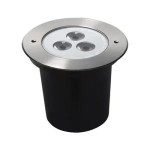 GAP IP67 12W 157MM STAINLESS STEEL RGB+W 6000K LED RECESSED GROUND LIGHT