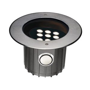GAP IP68 18W 153MM ADJUSTABLE ANGLE WHITE 6000K LED RECESSED TILTABLE GROUND LIGHT