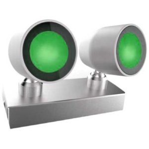 GAP SS316 IP65 2W CREE 350MA MINI SURFACE GREEN LED TWIN SPOTLIGHT