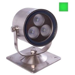 GAP IP68 316 STAINLESS STEEL 3W CREE GREEN LED SURFACE PROJECTOR