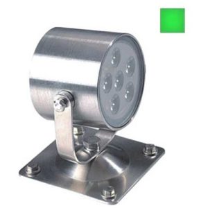 GAP IP68 316 STAINLESS STEEL 6W CREE GREEN LED SURFACE PROJECTOR