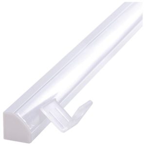 GAP ALUMINIUM 45 DEGREE CHANNEL FOR LINEAR FLEX WITH PC DIFFUSER (2M LENGTH)