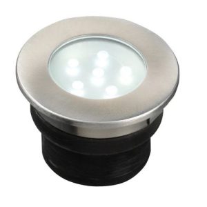 BREVUS STAINLESS STEEL 1W WHITE LED LIGHT