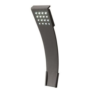 OLYMPIA ALUMINIUM 2W WHT LED WALL LIGHT