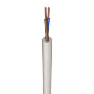 0.5MM 2182Y ROUND 2C WHITE 100 MTS (C203)