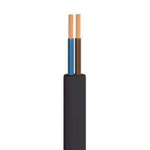 0.5MM 2182Y ROUND 2C BLACK 100 MTS (C211)