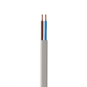 0.5MM 2192Y 2C OVAL WHITE 100 MTS (C203)