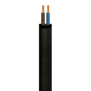 0.75MM 2192Y OVAL 2C BLACK 100MTS (C211)