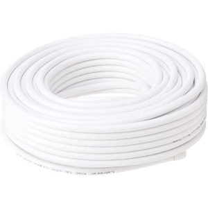 RG6 SAT/COAX CABLE WHITE 100MTRS (QRC10/C205)