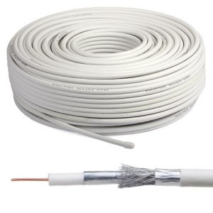 RG6 SAT/COAX CABLE WHITE 250MTRS (QRC10/C205)