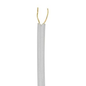 WHITE SOLID BELL WIRE (100MTRS)