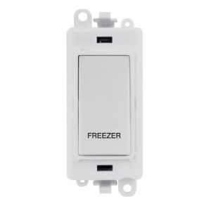 CLICK GRIDPRO POLAR WHITE 20A DP SWITCH MODULE FREEZER (POLAR WHITE INS)