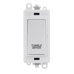 CLICK GRIDPRO POLAR WHITE 20A DP SWITCH MODULE "TUMBLE DRYER" (POLAR WHITE INS)