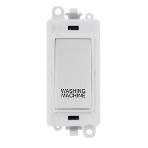 CLICK GRIDPRO POLAR WHITE 20A DP SWITCH MODULE "WASHING MACHINE" (POLAR WHITE INS)
