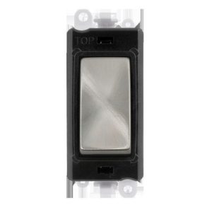 CLICK GRIDPRO MODULES INTERMEDIATE SWITCH 20AX SWITCH BLACK SATIN CHROME