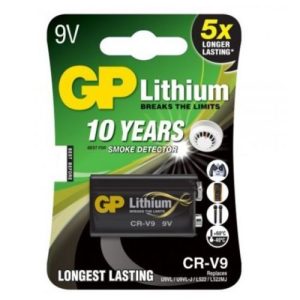 GP PP3 9V LITHIUM BATTERY