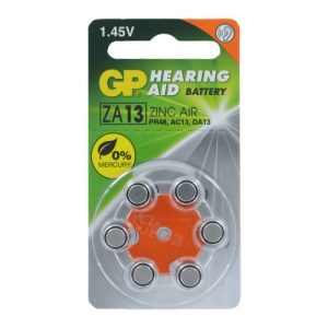 GP HEARING AID BATT PR48 ORANGE-6CD-10PK