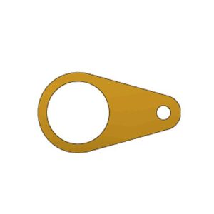 GREENBROOK 20MM EARTH TAG/BANJO