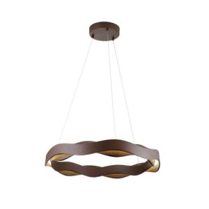 GROK PENDANT HELLO Ø600 LED 24.3W 910LM 2700K PHASE CUT RUST