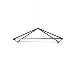 GROK PENDANT TUBS 1200MM LED 48W 2440LM 3000K BLACK