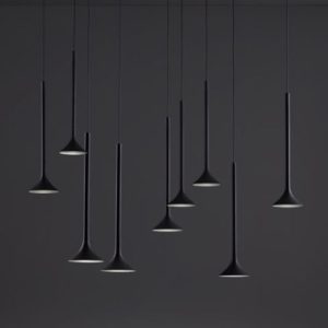 GROK PENDANT ALIVE 9 BODIES LED 61.7W 4431LM 2700K 0-10V BLACK