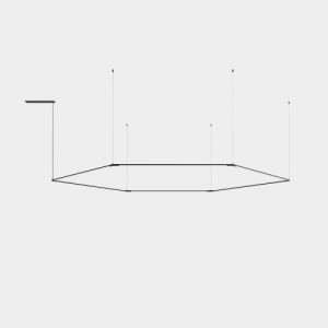 GROK PENDANT TUBS MODULAR LED 231W 8434LM 3000K 1-10V BLACK