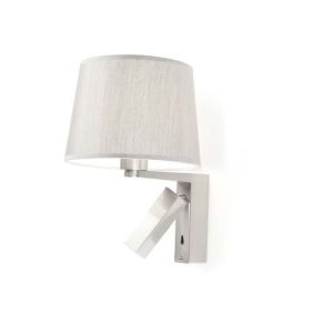 GROK WALL FIXTURE HALL SURFACE SCREEN LED 3 109 LED WARM-WHITE 3000K SATIN NICKEL. SHADE NOT INCLUDED.