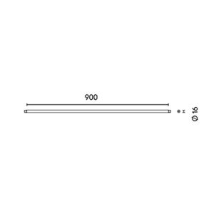 GROK TUBS MODULAR LED 22.5W BLACK ACCESSORY (TUBS 900)