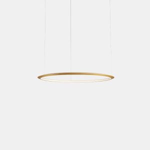 GROK PENDANT CIRCULAR INWARD Ø600 RECESSED LED 31.7W 1685LM 4000K 0-10V GOLD