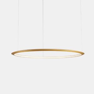 GROK PENDANT CIRCULAR INWARD Ø3000 RECESSED LED 177W 4891LM 2400K DALI GOLD