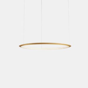GROK PENDANT CIRCULAR INWARD Ø900 RECESSED LED 45.6W 1438LM 2700K GOLD