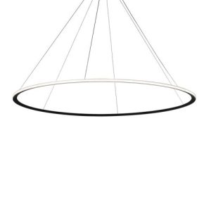 GROK PENDANT CIRCULAR OUTWARD Ø600 SURFACE LED 31.7W 2074LM 3000K DALI BLACK