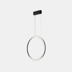 GROK PENDANT CIRCULAR VERTICAL SIDE Ø600 SURFACE LED 31.7W 1615LM 4000K BLACK