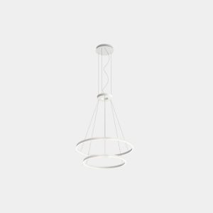 GROK PENDANT CIRCULAR DOWNWARD 2 RINGS (Ø900 Ø600) LED 77.3W 2400K WHITE