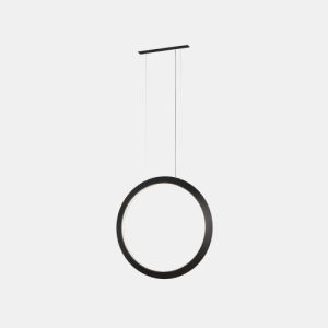 GROK PENDANT CIRCULAR VERTICAL INWARD Ø1200 RECESSED LED 63.5W 2106LM 2700K 0-10V BLACK