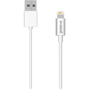 GROOVE USB-1 TO LIGHTING CHARGING CABLE 1M - WHITE