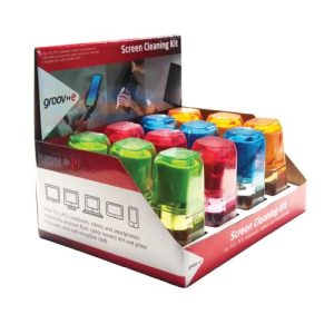 GROOVE SCREEN CLEANING KIT - PK12