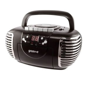 GROOVE BOOMBOX CD PLAYER/RADIO/CASSETTE
