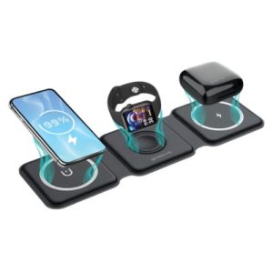 GROOVE 3-IN-ONE FOLDABLE WIRELESS CHARGING STATION