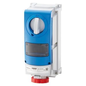 GEWISS 63A 415V 3P+N+E IP66 INTERLOCKED SOCKET