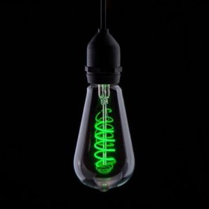 LED ST64 4W ES GREEN FUNKY FILAMENT LAMP