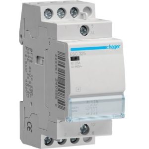 HAGER 25A 3NO CONTACTOR 240V