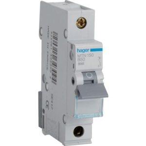 HAGER 50A SINGLE POLE MCB