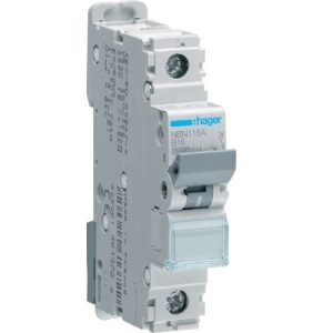 HAGER 16A 10KA SINGLE POLE MCB