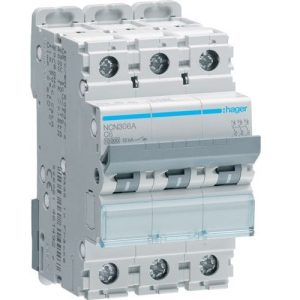 HAGER 6A C-TYPE T/POLE MCB