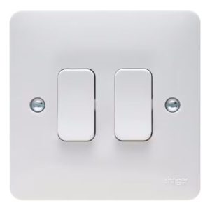 HAGER SOLLYSTA 2G 2W SWITCH