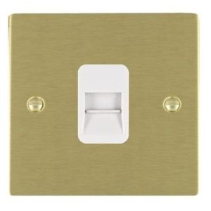 HAMILTON SATIN BRASS SLAVE BT SOCKET