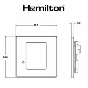 HAMILTON 74CTCHSCRN-AL