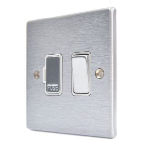 HAMILTON HARTLAND SATIN CHROME SWITCHED FUSED SPUR