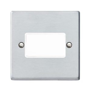 HAMILTON HARTLAND SATIN CHROME 10A TRIPLE POLE SWITCH (WHT SWI WHT INS)